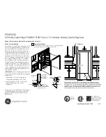 Preview for 3 page of GE Profile PSH25SGSSV Dimensions And Installation Information