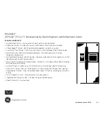 Preview for 2 page of GE Profile PSS26SHTSS Datasheet