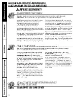 Preview for 44 page of GE Profile PSS27SHMDBS Owner'S Manual And Installation