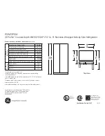 GE Profile PSW23PSWSS Datasheet preview