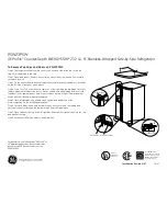 Preview for 2 page of GE Profile PSW23PSWSS Datasheet