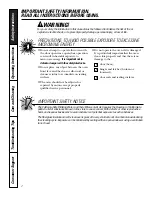 Preview for 2 page of GE Profile PT970SMSS Owner'S Manual