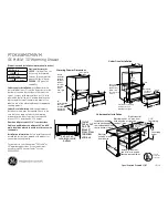 GE Profile PTD915 Dimensions And Installation Information preview