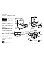 GE Profile PTD915SMSS Dimensions And Installation Information preview