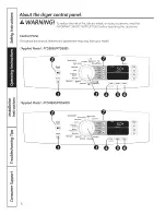 Preview for 6 page of GE Profile PTDN850GM0WW Owner'S Manual And Installation Instructions