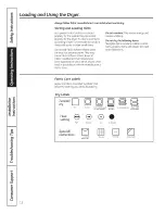 Preview for 12 page of GE Profile PTDN850GM0WW Owner'S Manual And Installation Instructions