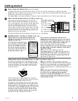 Предварительный просмотр 11 страницы GE Profile PTW600BPRDG Owner'S Manual & Installation Instructions