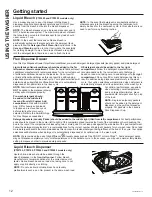 Предварительный просмотр 12 страницы GE Profile PTW600BPRDG Owner'S Manual & Installation Instructions