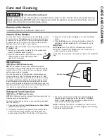 Предварительный просмотр 15 страницы GE Profile PTW600BPRDG Owner'S Manual & Installation Instructions