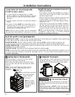 Preview for 18 page of GE Profile PTW600BPRDG Owner'S Manual & Installation Instructions