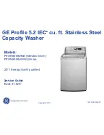 Preview for 1 page of GE Profile PTWN8055MMS User Manual