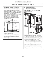 Предварительный просмотр 18 страницы GE Profile PV970 Owner'S Manual & Installation Instructions