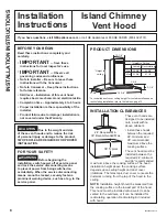 Предварительный просмотр 8 страницы GE Profile PV977 Owner’S Manual And Installation Instruction