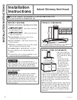 Preview for 8 page of GE Profile PV977 Owner'S Manual & Installation Instructions