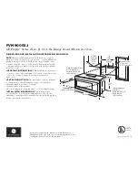 GE Profile PVM9005SJSS Dimensions And Installation Information preview