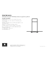 Preview for 2 page of GE Profile PVW7361SJ Installation Instructions