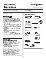 Preview for 24 page of GE Profile PYE22PSKSS Owner'S Manual And Installation Instructions