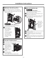 Preview for 29 page of GE Profile Series Owner'S Manual And Installation Instructions