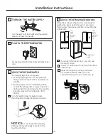 Preview for 36 page of GE Profile Series Owner'S Manual And Installation Instructions