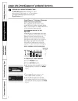 Preview for 6 page of GE Profile SmartDispense SPBD880 Installation And Owner'S Manual