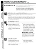 Preview for 46 page of GE Profile SmartDispense SPBD880 Installation And Owner'S Manual