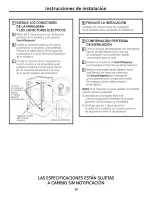 Preview for 58 page of GE Profile SmartDispense SPBD880 Installation And Owner'S Manual