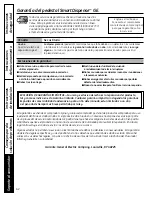 Preview for 62 page of GE Profile SmartDispense SPBD880 Owners And Installation Manual