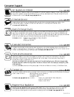 Preview for 64 page of GE Profile SmartDispense SPBD880 Owners And Installation Manual