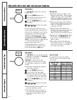 Preview for 12 page of GE Profile Spacemaker JVM1490SH01 Owner'S Manual