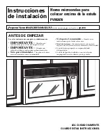 Предварительный просмотр 25 страницы GE Profile Spacemaker PVM2070DM Installation Instructions Manual