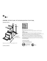 GE Profile Spectra JBP48ABAA Dimensions preview