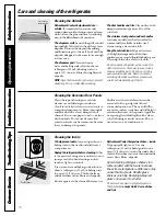 Preview for 16 page of GE Profile TPS24PBDBS Owner'S Manual