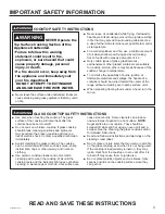 Предварительный просмотр 3 страницы GE Profile TRATTORIA PS96PZRSS Quick Manual