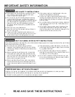 Предварительный просмотр 4 страницы GE Profile TRATTORIA PS96PZRSS Quick Manual