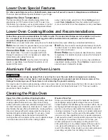 Предварительный просмотр 10 страницы GE Profile TRATTORIA PS96PZRSS Quick Manual