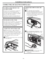 Preview for 22 page of GE Profile UPGT650 Owners And Installation Manual