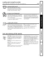 Preview for 7 page of GE Profile Washer Owner'S Manual