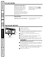 Preview for 8 page of GE Profile Wine Chiller Owner'S Manual