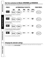 Preview for 4 page of GE Profile WNSB8060 Owner'S Manual