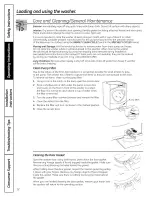 Preview for 12 page of GE Profile WPDH8800 Owner'S Manual & Installation Instructions