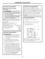 Предварительный просмотр 18 страницы GE Profile WPDH8800 Owner'S Manual & Installation Instructions