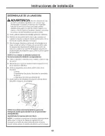 Предварительный просмотр 69 страницы GE Profile WPDH8800 Owner'S Manual & Installation Instructions