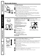 Preview for 12 page of GE Profile WPRB9220 User Manual