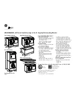 Preview for 2 page of GE Profile WSXH208AWW Installation Instructions