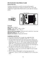 Preview for 11 page of GE PROGRAMMABLE THERMOSTAT Installation Instructions Manual