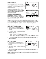 Preview for 5 page of GE PROGRAMMABLE THERMOSTAT Operating Instructions Manual