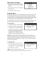 Preview for 6 page of GE PROGRAMMABLE THERMOSTAT Operating Instructions Manual