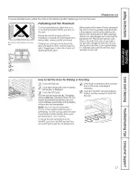 Предварительный просмотр 17 страницы GE PS900DP1BB Owner'S Manual