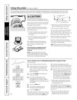 Preview for 20 page of GE PS900DP1BB Owner'S Manual