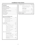 Preview for 2 page of GE PSA9120SF1SS Installation Manual